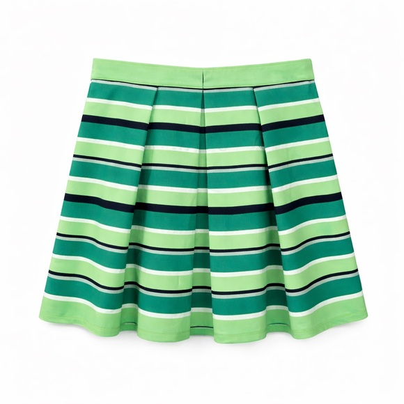 GAP Dresses & Skirts - GAP Green Striped Pleated Skirt